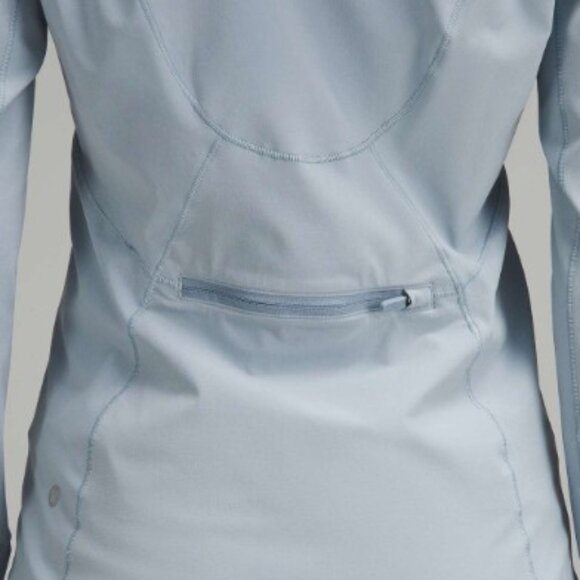 NWT Lululemon Mist Over Windbreaker (Color: Concrete Blue) - Picture 12 of 14